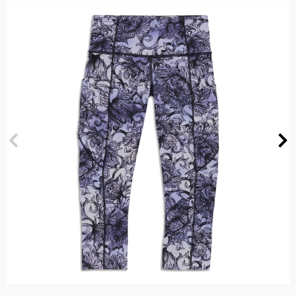 NWOT Lululemon fast and free crop leggings. Absolute perfect condition.